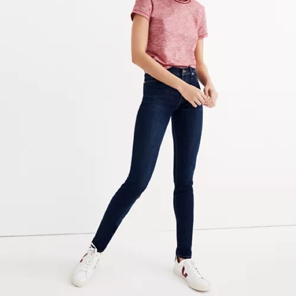 Used Madewell Petite 9" Mid-Rise Skinny Jeans